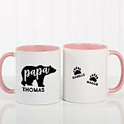 Papa Bear 11 oz. Coffee Mug in Pink