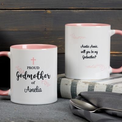 Godparent 11 oz. Coffee Mug in Pink