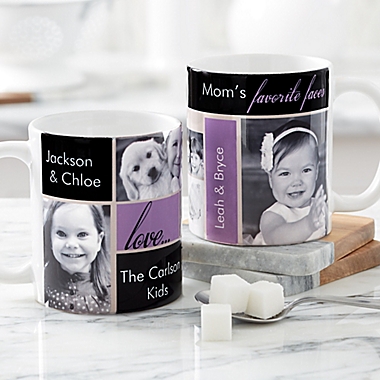 My Favorite Faces for Her 11 oz. Photo Coffee Mug in White. View a larger version of this product image.