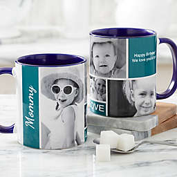 Family Love for Her 11 oz. Photo Coffee Mug in Blue