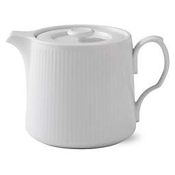 Royal Copenhagen Fluted Teapot in White