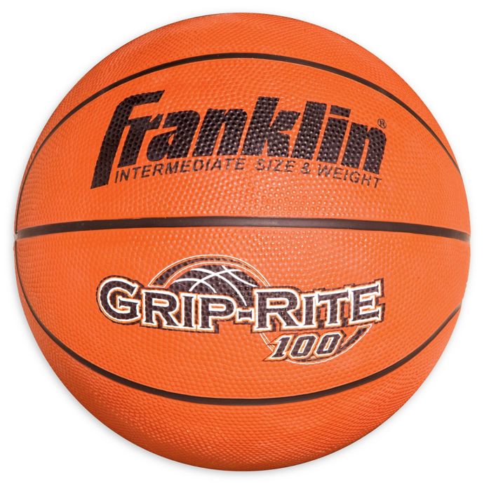 Franklin® Sports Intermediate 28.5-Inch Grip-Rite 100 Rubber Basketball  Bed Bath & Beyond