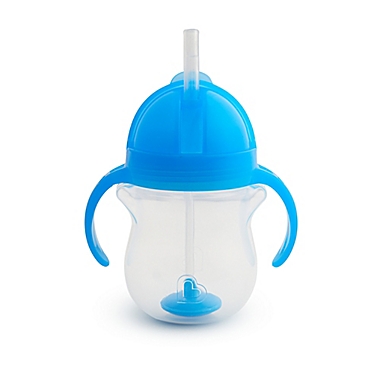 Munchkin&reg; Click-Lock 7 oz. Weighted Flexi-Straw Cup in Blue. View a larger version of this product image.