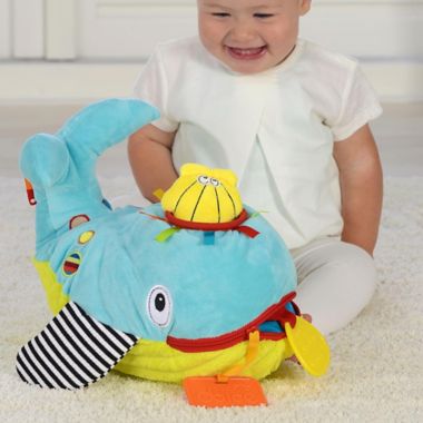 Dolce Play and Learn Whale Plush Toy. View a larger version of this product image.