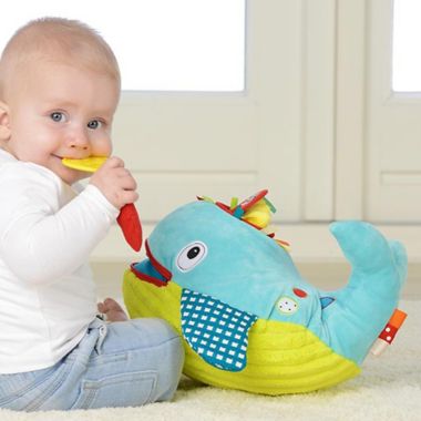Dolce Play and Learn Whale Plush Toy. View a larger version of this product image.
