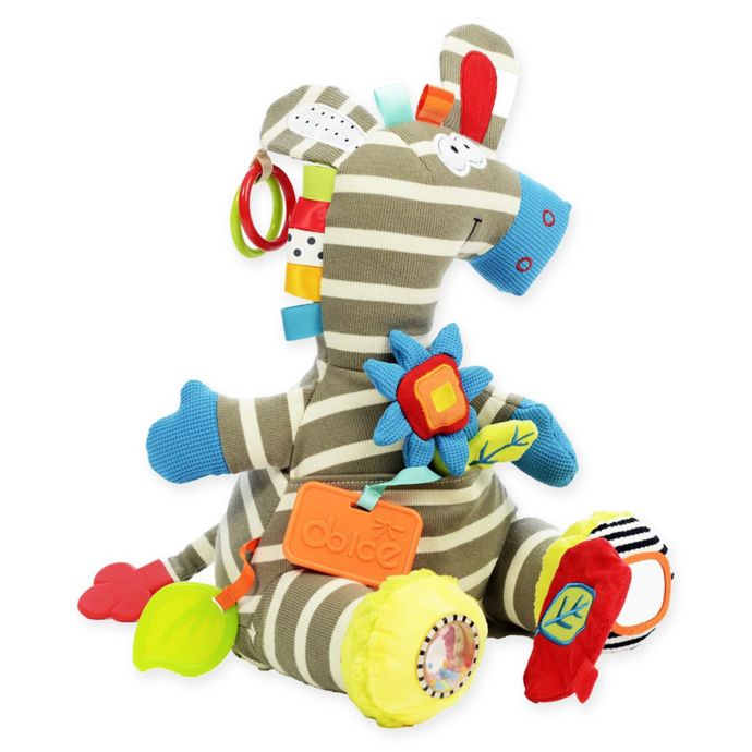 rainbow zebra plush