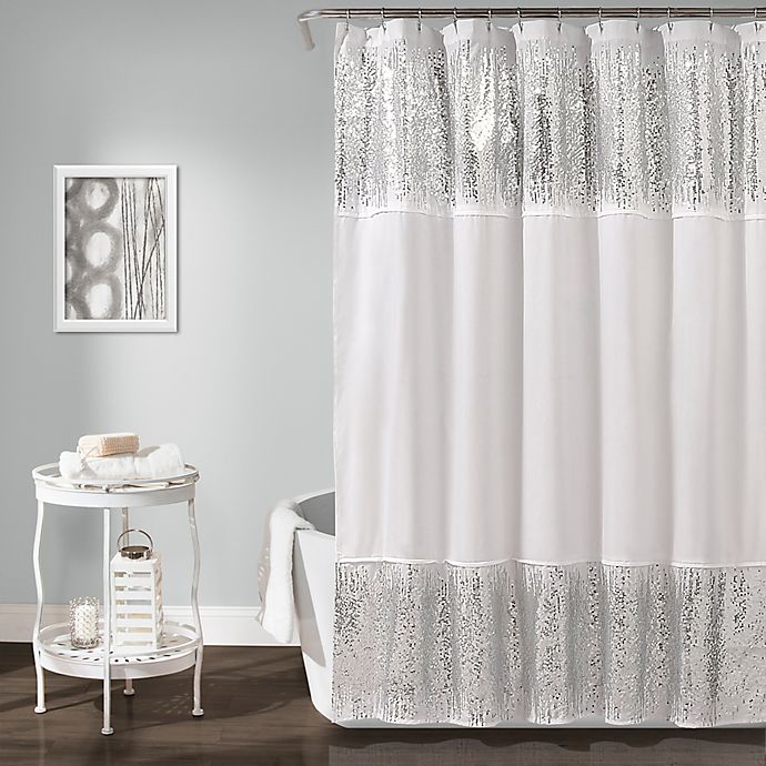 Lush D Eacute Cor Shimmer Sequins, Bling Shower Curtain