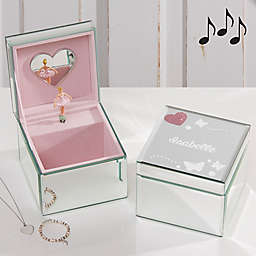 Butterfly Kisses Ballerina Musical Jewelry Box