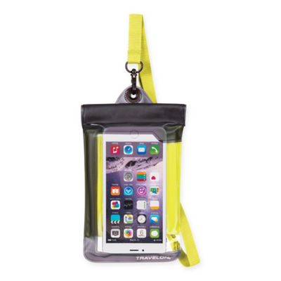 Travelon&reg; Waterproof Smart Phone/Digital Camera Pouch in Yellow