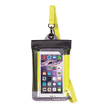 Travelon&reg; Waterproof Smart Phone/Digital Camera Pouch in Yellow. View a larger version of this product image.