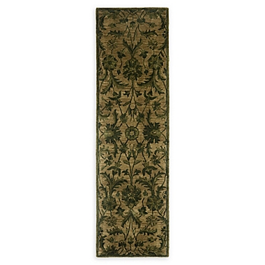Safavieh Antiquity Omid 2&#39;3 x 8&#39; Hand-Tufted Runner in Olive. View a larger version of this product image.