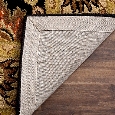 Safavieh Antiquity Olga 3&#39; x 5&#39; Handcrafted Area Rug in Black. View a larger version of this product image.