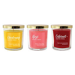 10 oz. Wine Scented Candle Collection (Set of 3)