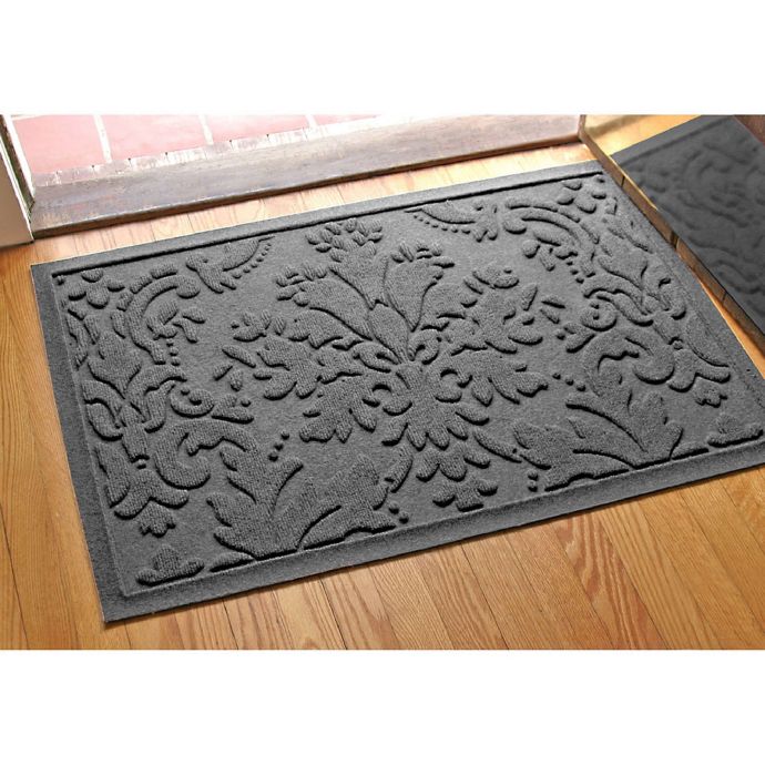 Weather Guard Damask 23 Inch X 35 Inch Door Mat Bed Bath Beyond