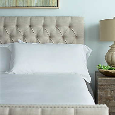 Cariloha&reg; 3-Piece King Solid Duvet Cover Set in White. View a larger version of this product image.
