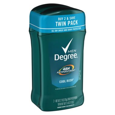 Degree&reg; 2-Pack 2.7 oz. Men's Antiperspirant and Deodorant in Cool Rush. View a larger version of this product image.