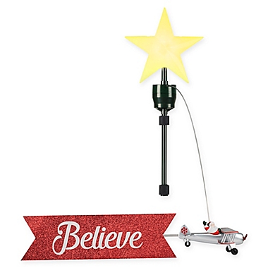 Mr. Christmas Biplane Tree Topper. View a larger version of this product image.