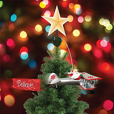 Mr. Christmas Biplane Tree Topper. View a larger version of this product image.