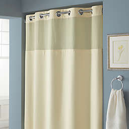 Hookless® Waffle 54-Inch x 80-Inch Stall Fabric Shower Curtain in Yellow