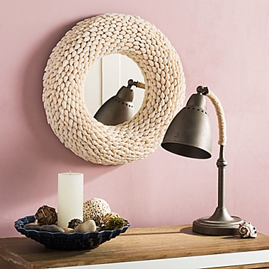 Safavieh 20-Inch Round Magnolia Wall Mirror. View a larger version of this product image.