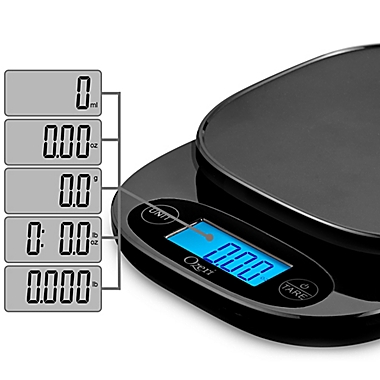 Ozeri&reg; Digital Kitchen Scale in Black. View a larger version of this product image.