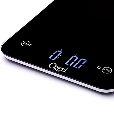 Ozeri&reg; Touch Digital Kitchen Scale in Stylish Black. View a larger version of this product image.