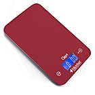 Alternate image 3 for Ozeri&reg; Touch II Digital Kitchen Scale with Microban Antimicrobial Protection in Red