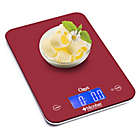 Alternate image 7 for Ozeri&reg; Touch II Digital Kitchen Scale with Microban Antimicrobial Protection in Red