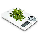 Alternate image 1 for Ozeri&reg; Rev Digital Kitchen Scale with Electro-Mechanical Weight Dial in Grey
