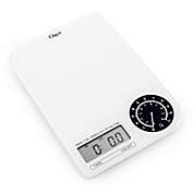 Ozeri&reg; Rev Digital Kitchen Scale with Electro-Mechanical Weight Dial