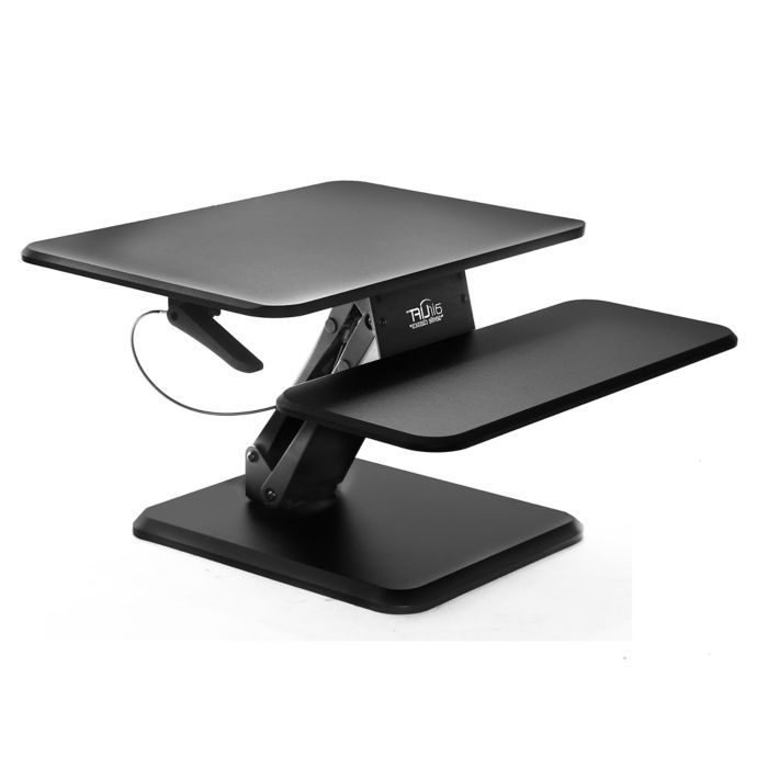 Airlift 25 Inch Pneumatic Adjustable Standing Desk Converter In