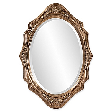 Howad Elliott&reg; 27-Inch x 19-Inch Trafalga Oval Mirror in Silver Leaf. View a larger version of this product image.