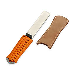 SHARPAL Dual-Grit Diamond Sharpener with Leather Strop in Silver/Orange