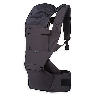 Ecleve Pulse Ultimate Comfort Hip Seat Baby Carrier in Charcoal Grey. View a larger version of this product image.