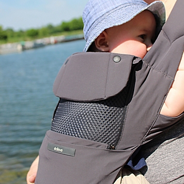 Ecleve Pulse Ultimate Comfort Hip Seat Baby Carrier in Charcoal Grey. View a larger version of this product image.