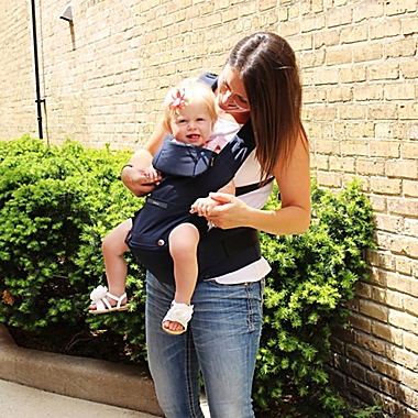 Ecleve Pulse Ultimate Comfort Hip Seat Baby Carrier in Midnight Blue. View a larger version of this product image.