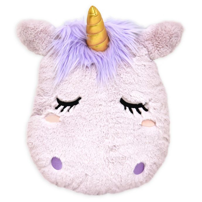 American Kids Unicorn Throw Pillow in Lavender | Bed Bath and Beyond Canada