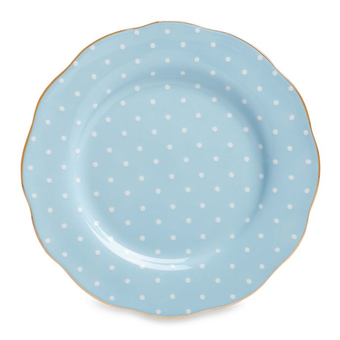 Royal Albert Polka Blue Vintage Salad Plate | Bed Bath ...