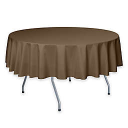 72-Inch Round Polyester Tablecloth