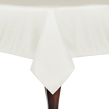 Solid Linen 60-Inch x 108-Inch Oblong Tablecloth. View a larger version of this product image.