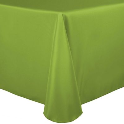 green oval tablecloth