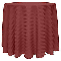 72-Inch Round Poly-Stripe Tablecloth