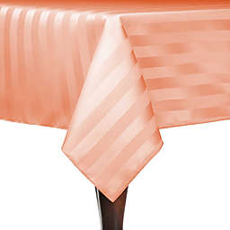 52-Inch x 70-Inch Poly Stripe Rectangular Tablecloth
