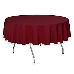 Solid  60-Inch Round Tablecloth