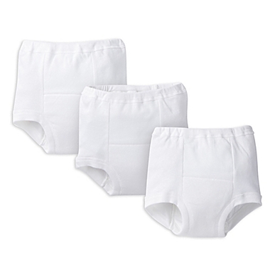 Gerber&reg; Big Kids&quot; 3-Pack Size 2T Training Pants in White. View a larger version of this product image.