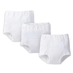 Gerber® Big Kids" 3-Pack Size 3T Training Pants in White