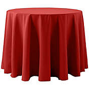 Ultimate Textile Spun Polyester 72-Inch Round Tablecloth in Red