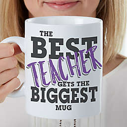The Best Teacher 30 oz. Oversized Coffee Mug