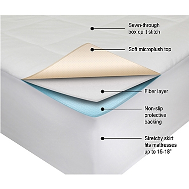 Dream Cloud&trade; Microplush Mattress Pad. View a larger version of this product image.