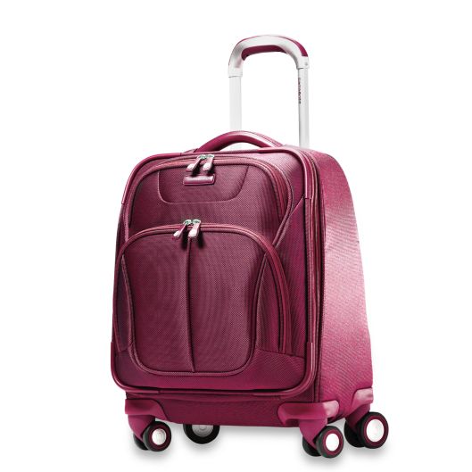 pink travel bag samsonite